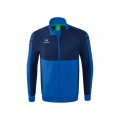 Erima Trainingsjacke Six Wings Worker (100% Polyester, Stehkragen, strapazierfähig) royalblau/navyblau Jungen